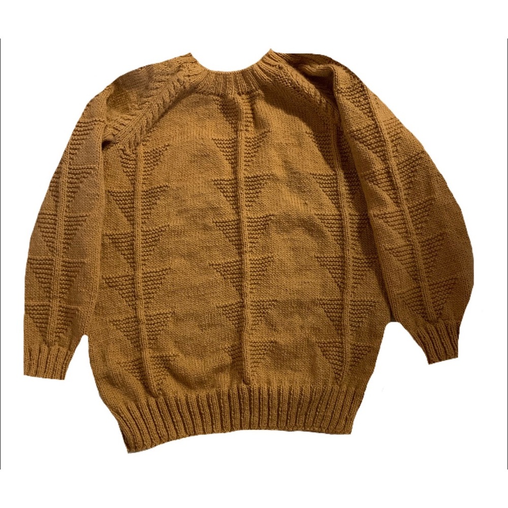 🚫SOLD🚫BoutiqueTan MerinoWool HandKnit Sweatshirt